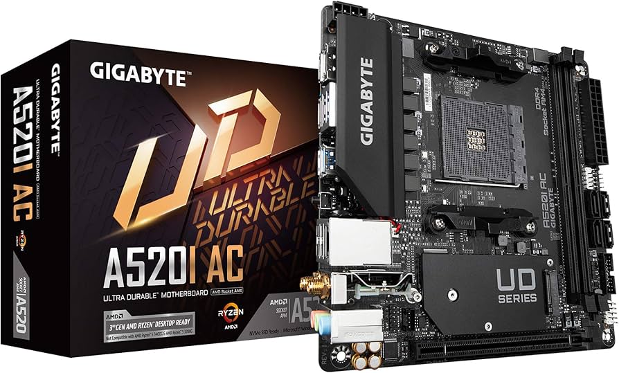 Gigabyte A520I Ac AMD Ryzen AM4 Motherboard
