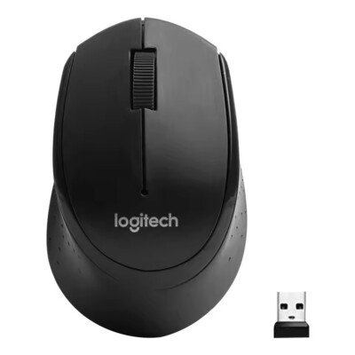 LOGITECH M330 SILENT WIRELESS MOUSE - BLACK