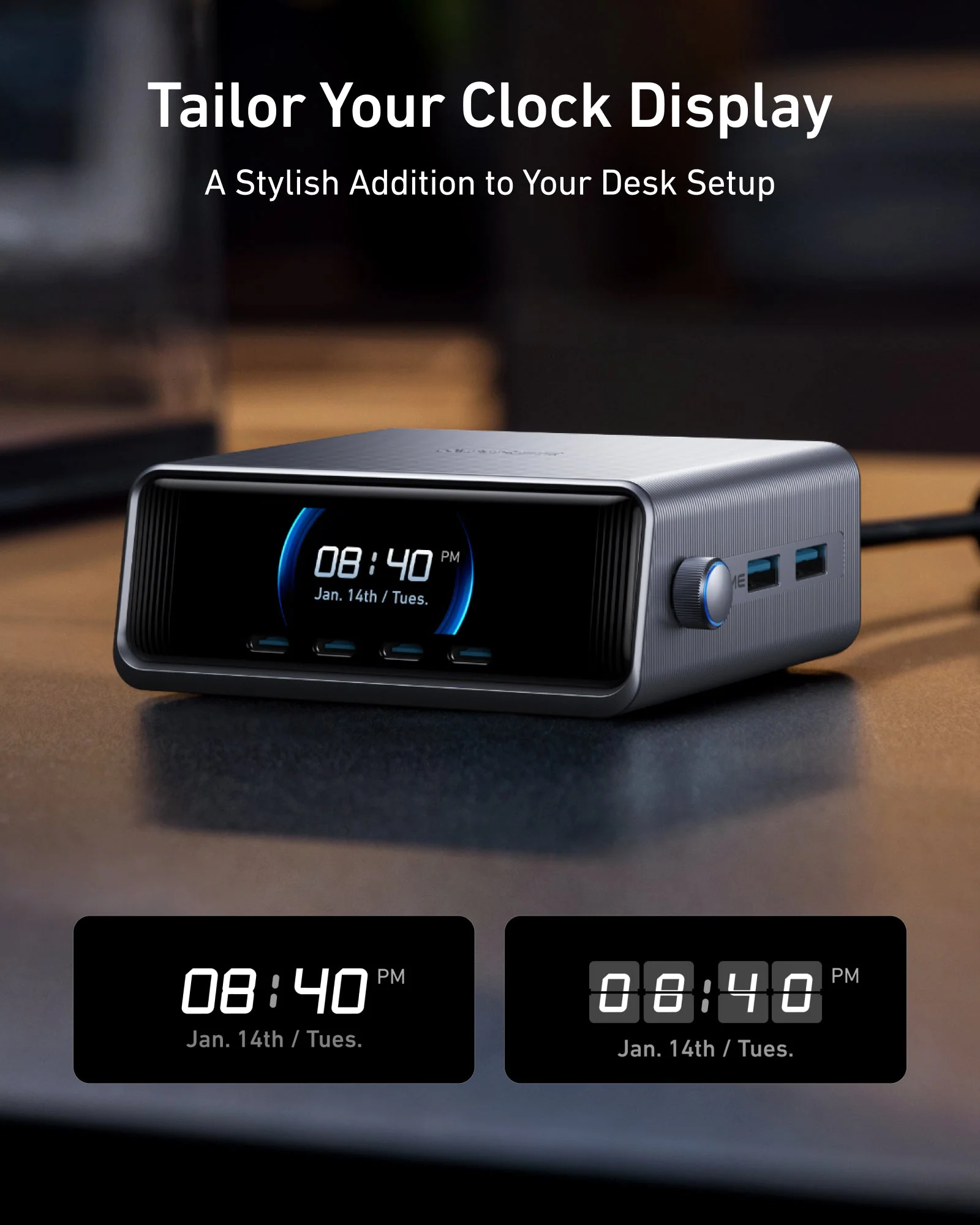 ANKER PRIME (250W, 6-PORTS, GaNPRIME) ULTRA-POWERFUL DESKTOP CHARGING SYSTEM view 6