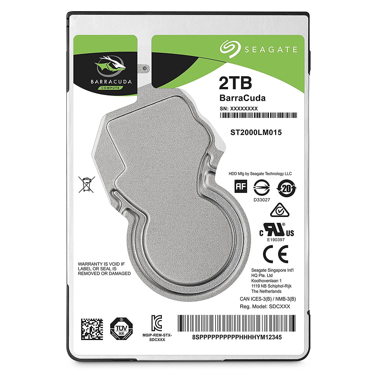 SEAGATE 2TB NOTEBOOK SATA ST2000LM015 BARRACUDA GUARDIAN