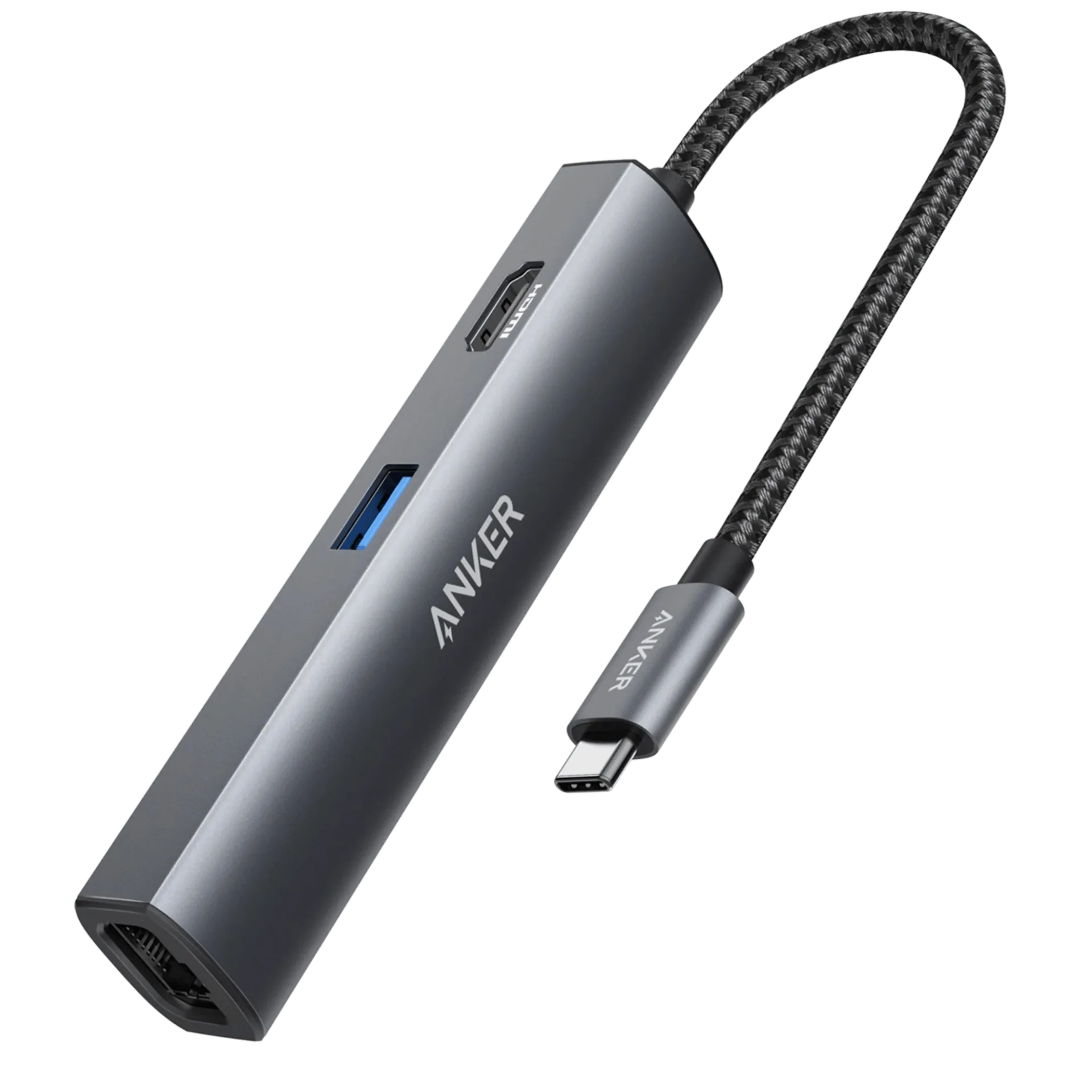 Anker 533 USB-C Hub (5-in-1, Slim) (A83380A1)