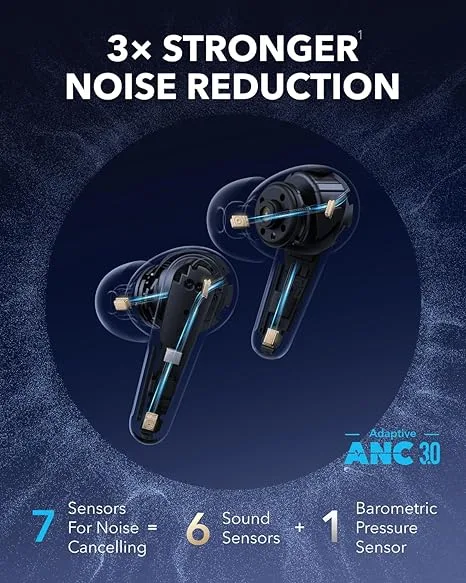 Anker Liberty 4 Pro Wireless Earbuds - Black view 3