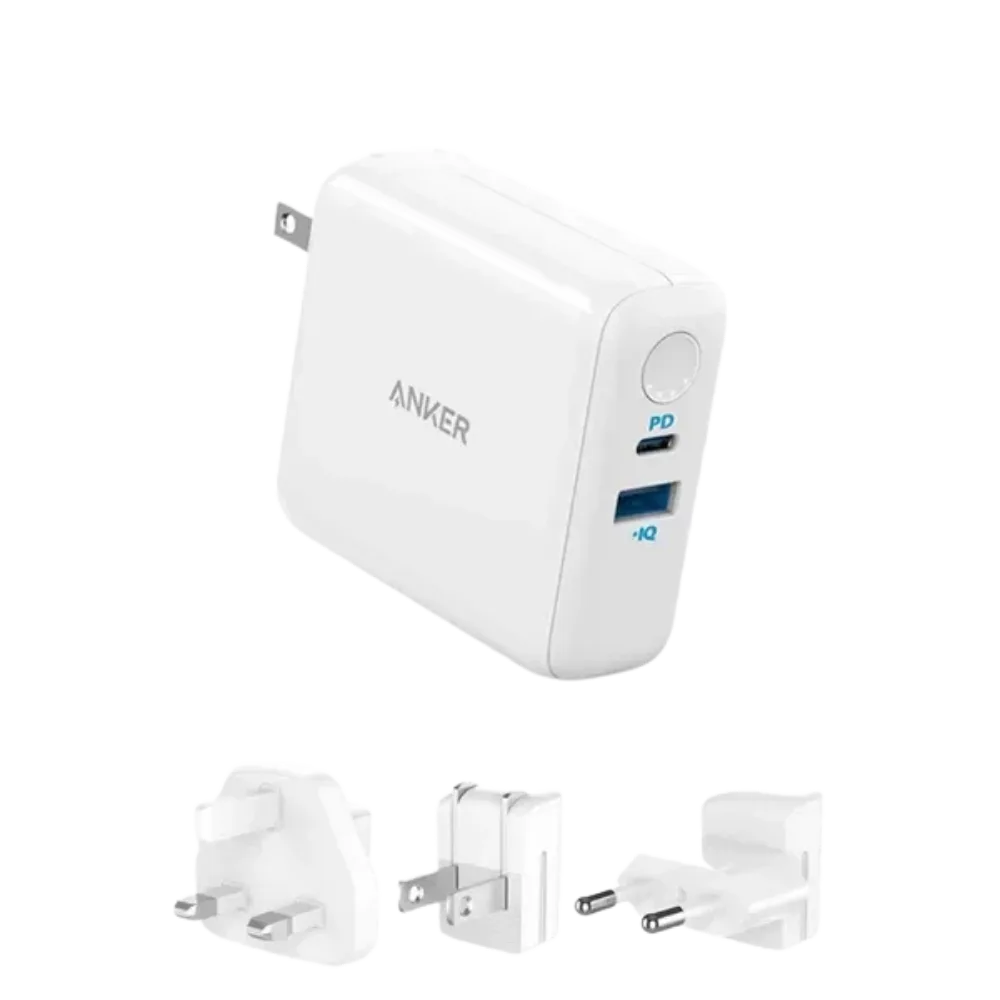 ANKER POWERCORE lll FUSION 5K POWERBANK AND WALL CHARGER