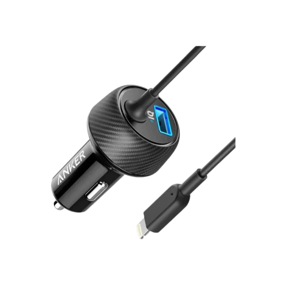 Anker Powerdrive 2 Elite With Lightning Connector Cable
