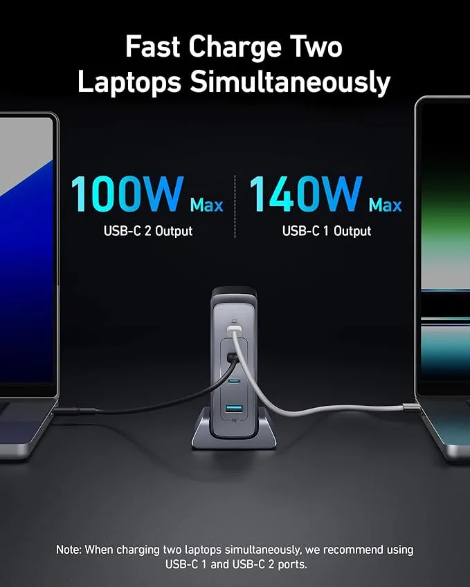 Anker Prime (240W, 4 Ports, Gan) Multi-Device Fast Charging Station view 3