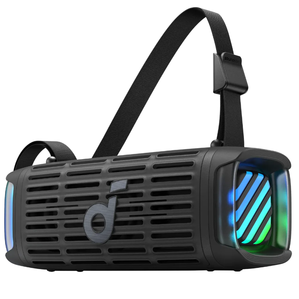 Anker Soundcore Boom 3i Portable Bluetooth Speaker - Black