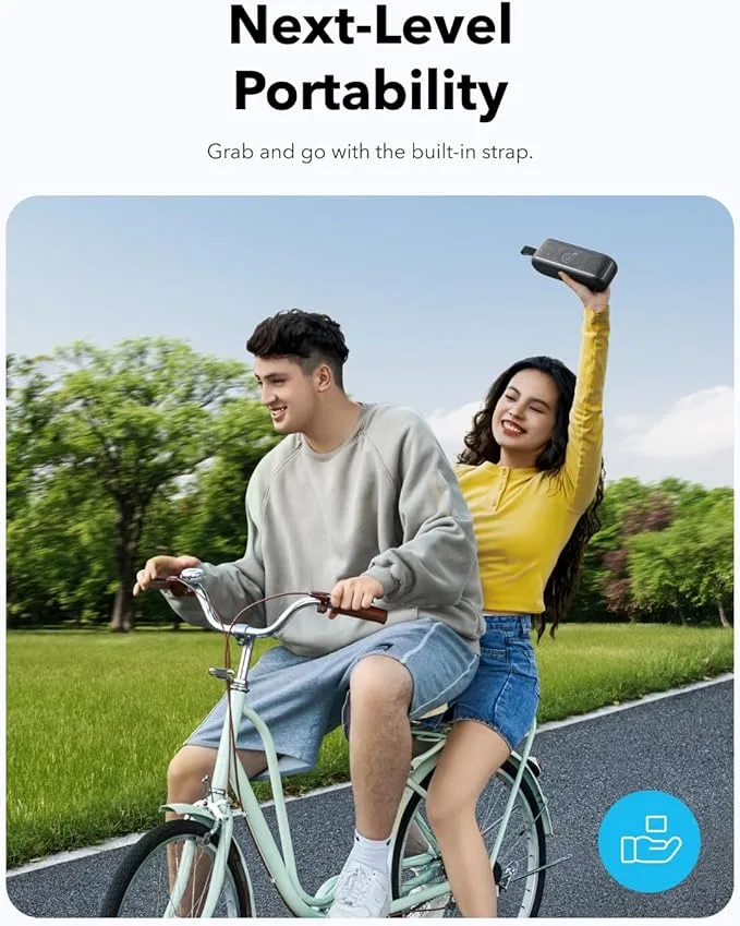 Anker Soundcore Motion 100 Portable Speaker - Blue view 3