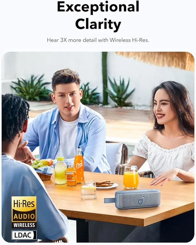 Anker Soundcore Motion 100 Portable Speaker - Blue view 5