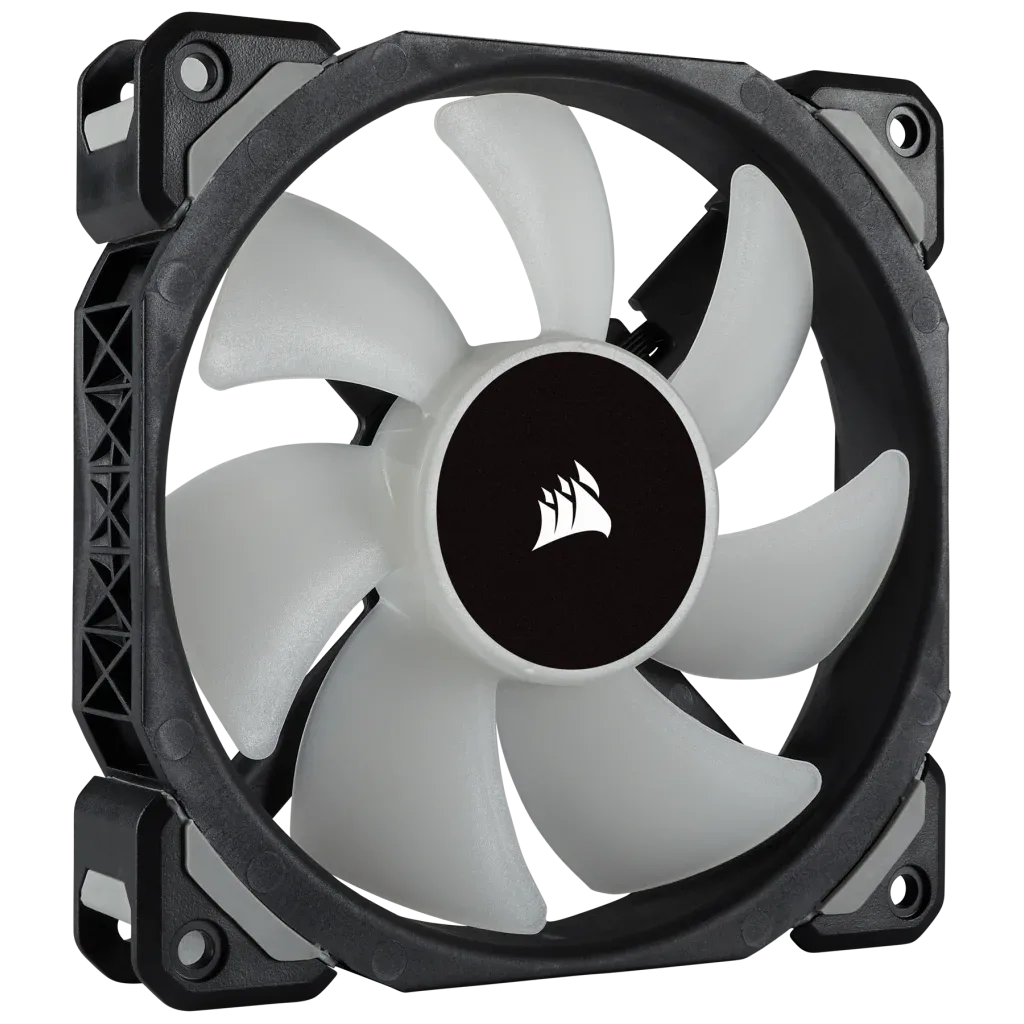 Corsair ML120 Pro RGB 3 Pack Gaming Fan With Lighting Node Pro view 2