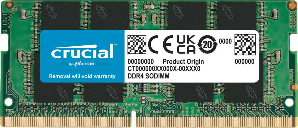 Crucial 4GB DDR4-2666MHZ Laptop RAM (CT4G4SFS8266)