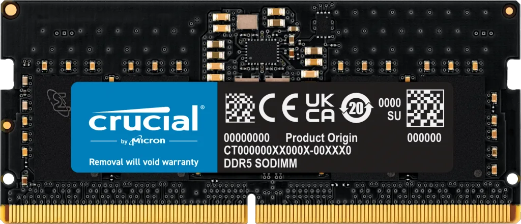 Crucial 8GB DDR5-4800MHZ Laptop RAM