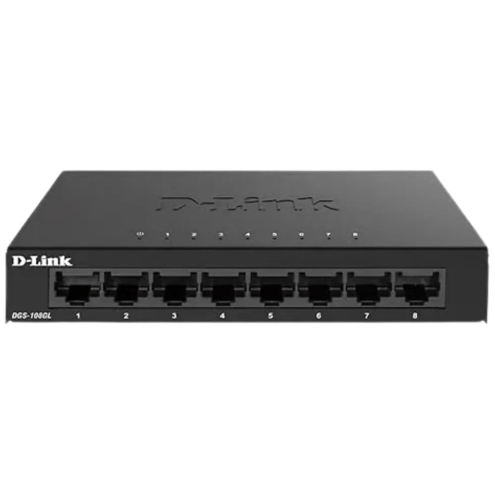 D-Link 8-PORT Gigabit Desktop Switch - DGS-108GL