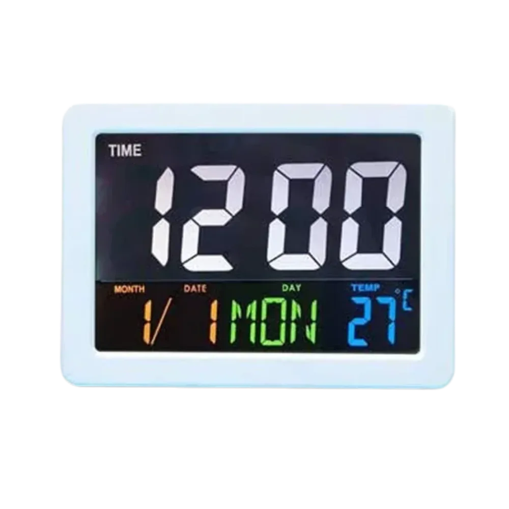 GH-2000 Electronic LED Alarm Clock With Date, Temperature view 1