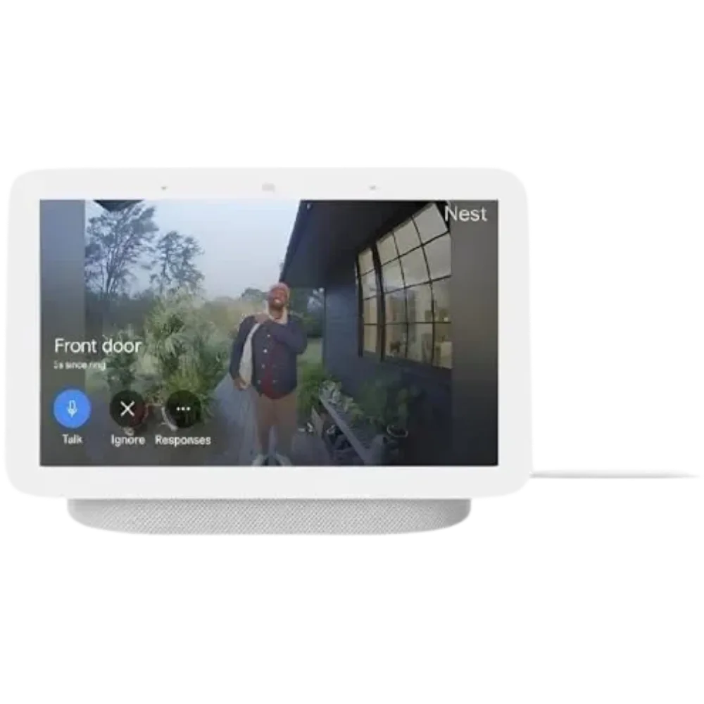 Google Home Hub Smart Home Device - White view 3