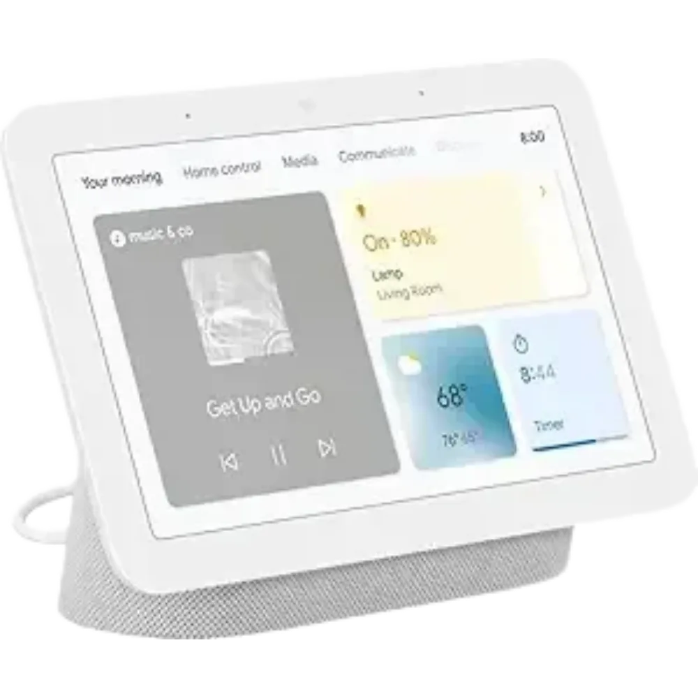 Google Home Hub Smart Home Device - White view 1