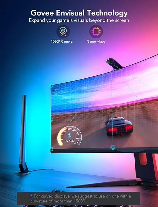 GOVEE DREAMVIEW G1 PRO GAMING LIGHT (24-29 INCH) FULL KIT - H604A view 3