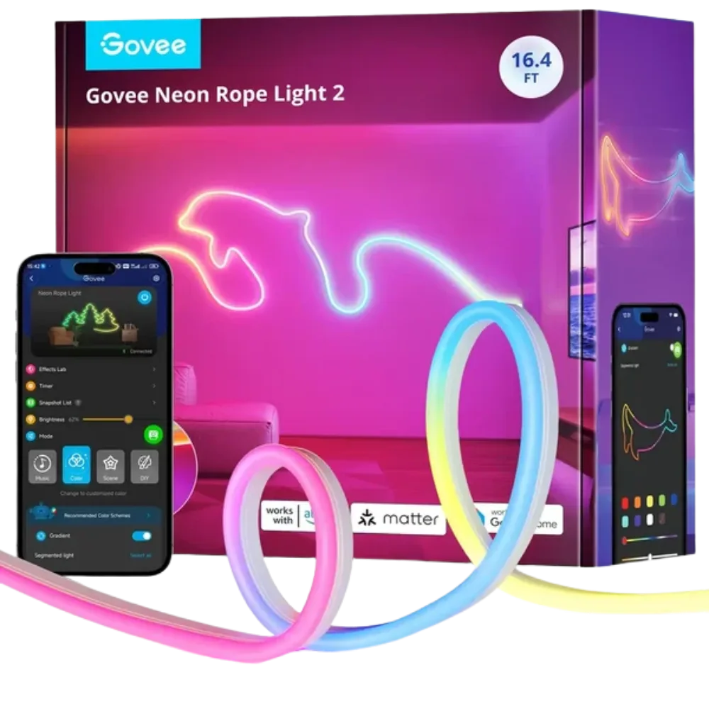 Govee Neon Rope Light 2 (16.4 Ft) - H61D5