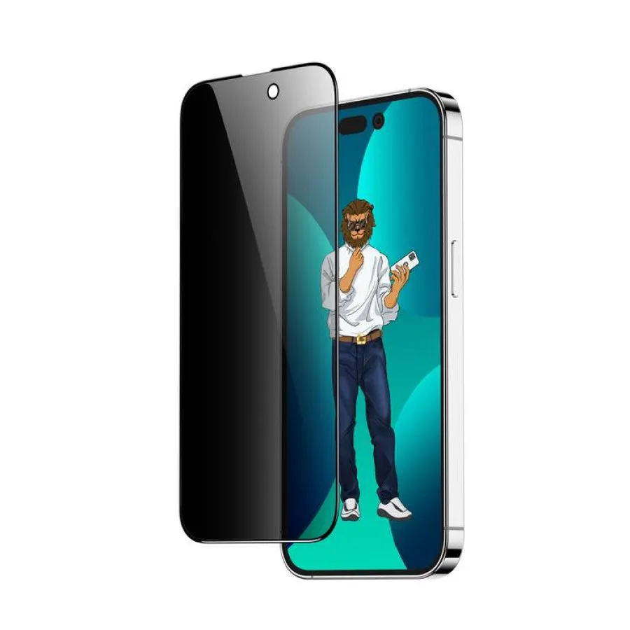 Green Lion 9H Steve Privacy Screen Protector For iPhone 15 Pro - Privacy