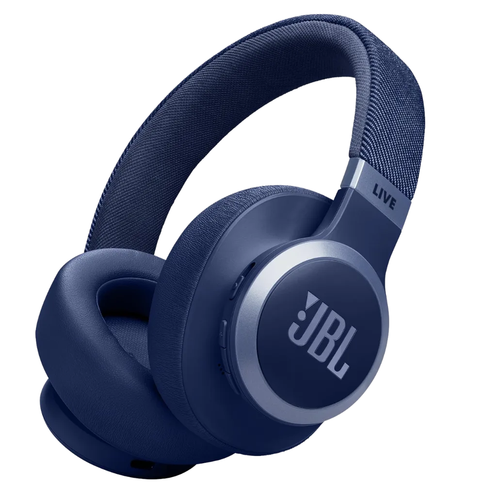 JBL Live 770NC Wireless Noise Cancelling Headphones - Blue