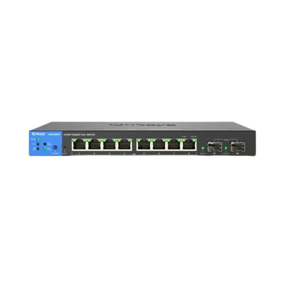 Linksys 8 Port Managed Gigabit Poe+ Switch - LGS310MPC