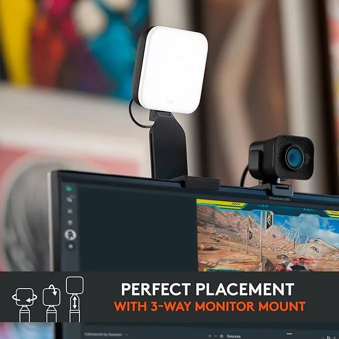 Logitech Brio 500 Full HD Webcam With HDR - White view 7