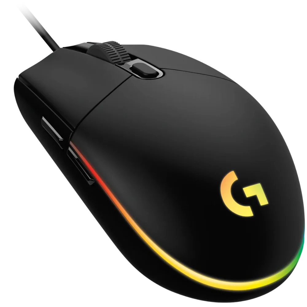 Logitech G203 LIGHTSYNC Wired RGB Gaming Mouse - Black