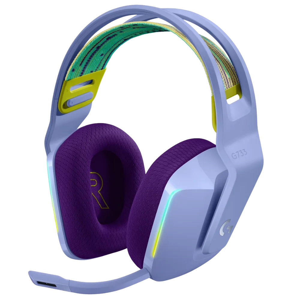 Logitech G733 LIGHTSPEED Wireless Gaming Headset - Purple