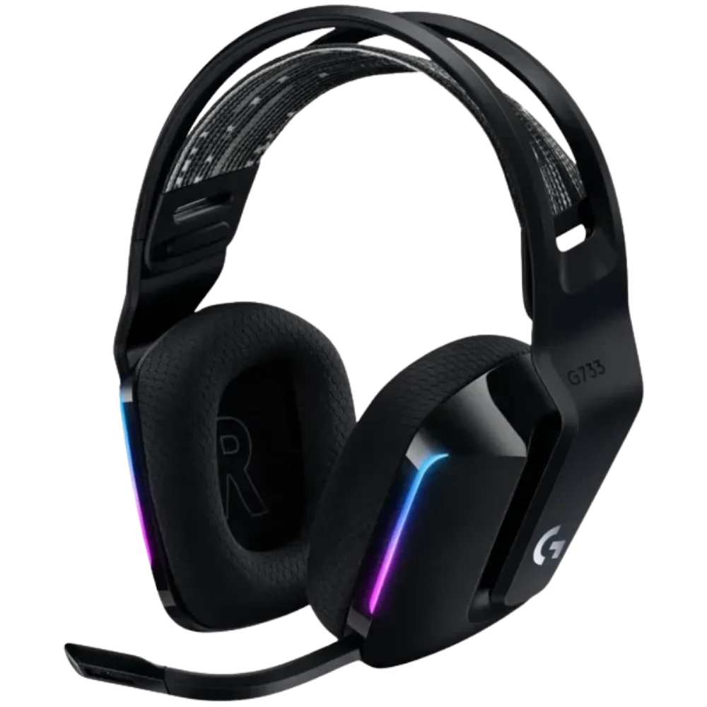 Logitech G733 LIGHTSPEED Wireless RGB Gaming Headset - Black