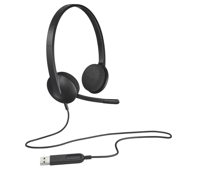 Logitech H340 USB Computer Headset view 4