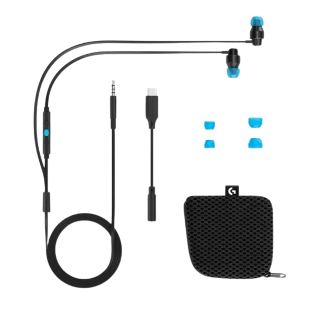 LOGITECH IN-EARS HEADPHONE G333 - BLACK view 2