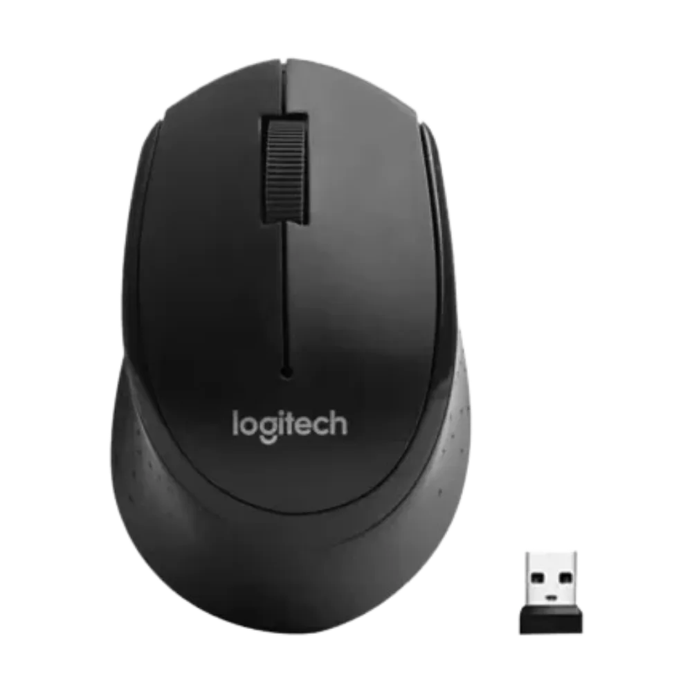 Logitech M330 Silent Wireless Mouse - Black