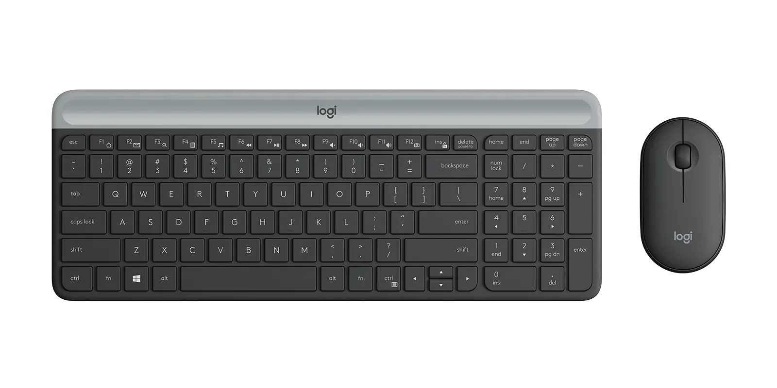 Logitech MK470 Slim Wireless Keyboard Mouse Combo - Us Int'L