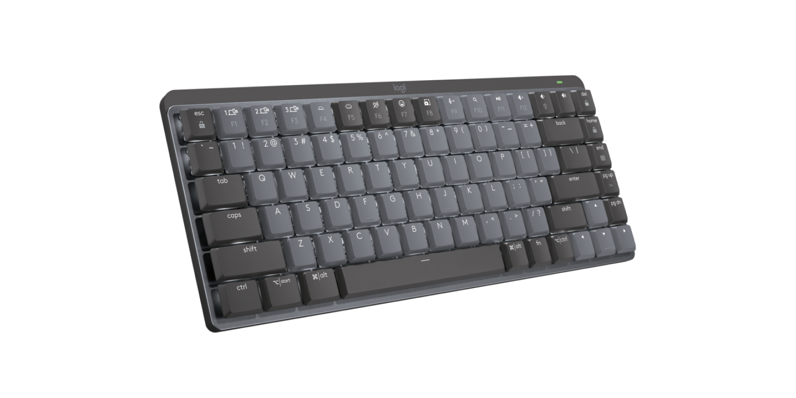 Logitech MX Mechanical Mini Wireless Keyboard (Clicky) - US International Layout view 2