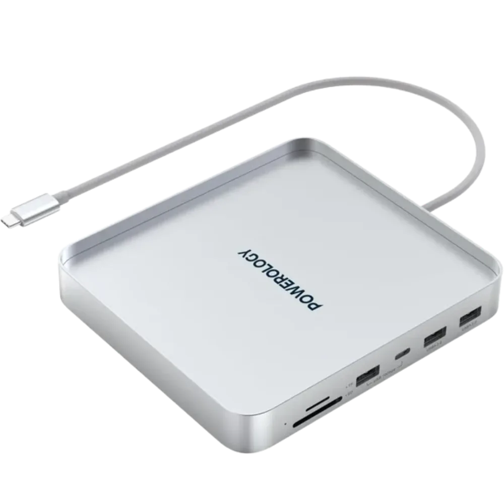 Powerology iMac 24 Inch Usb- C Dock With SSD Enclosure 10GBPS - Gray