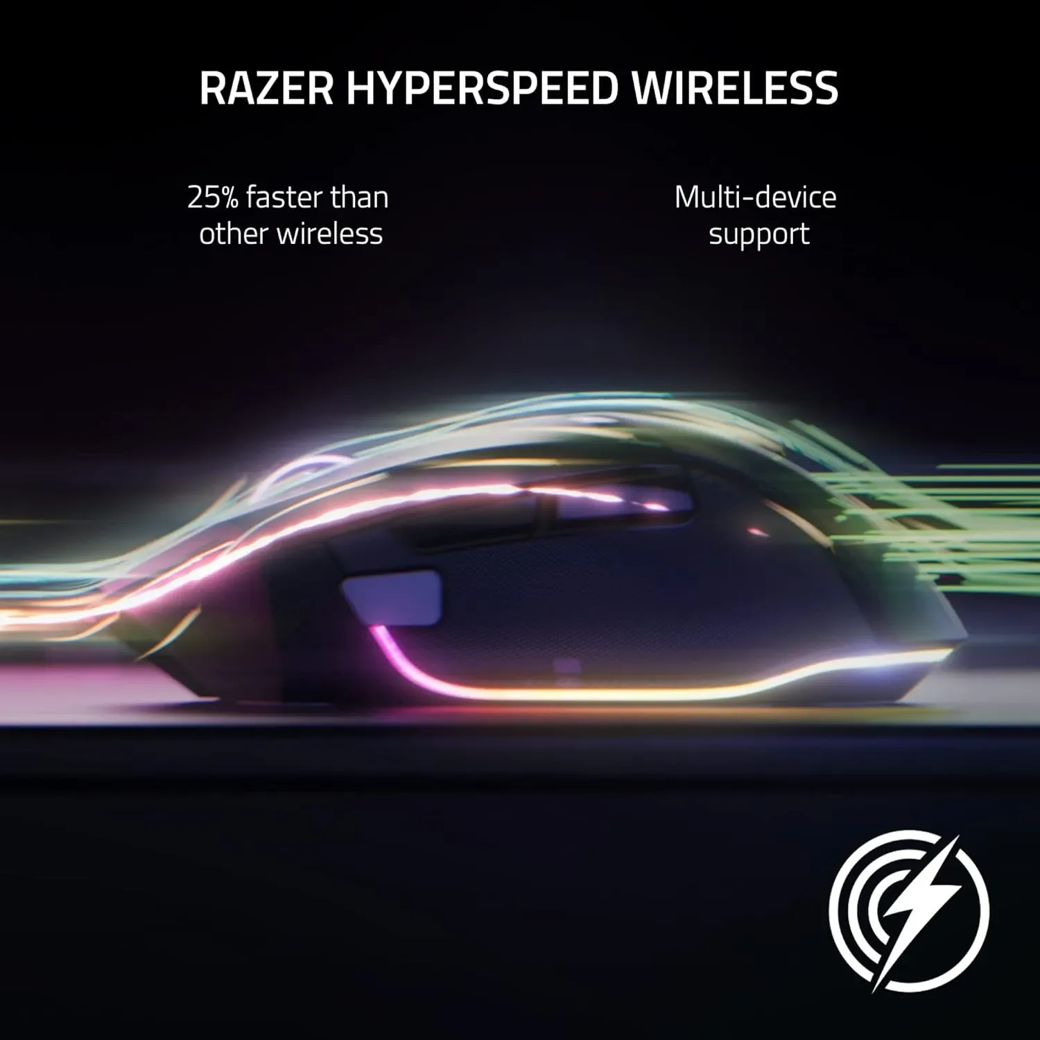Razer Basilisk V3 Pro Customizable Wireless Gaming Mouse - White view 6