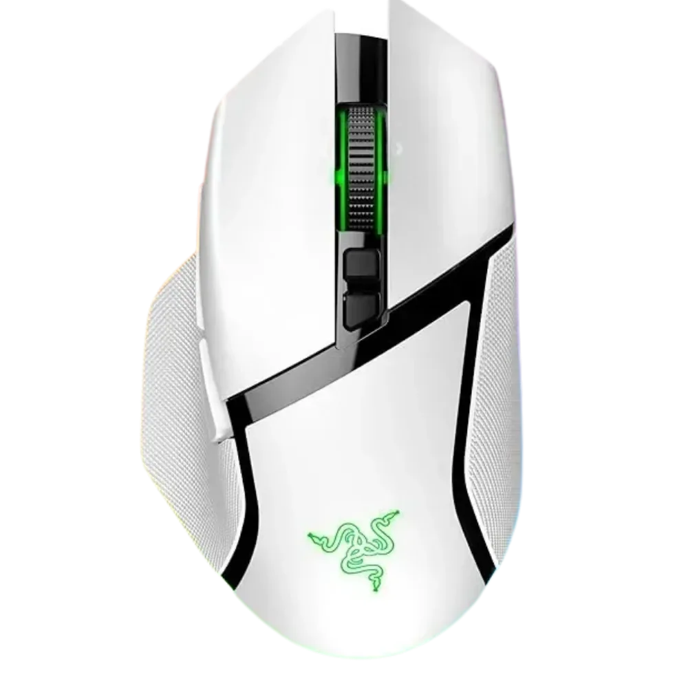 Razer Basilisk V3 Pro Customizable Wireless Gaming Mouse - White