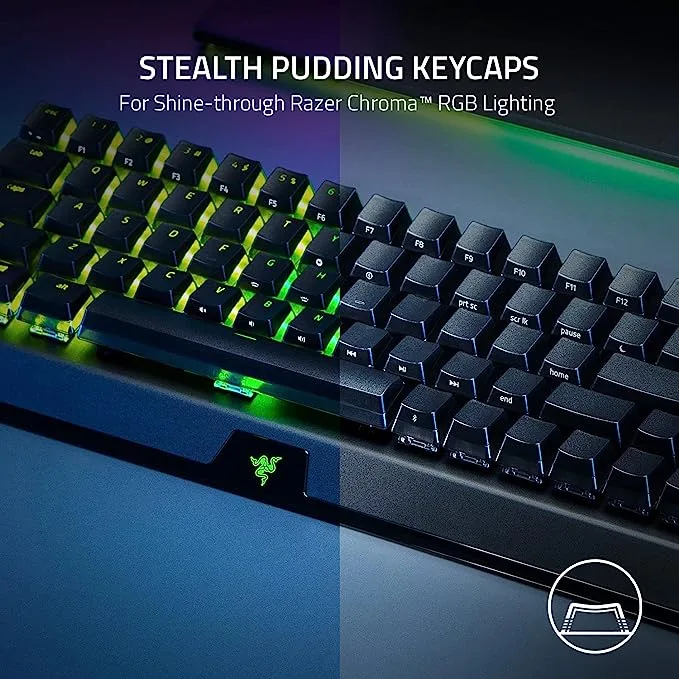Razer Blackwidow V3 Mini Hyperspeed Phantom Edition 65% Wireless Mechanical Gaming Keyboard - Green Switch view 5