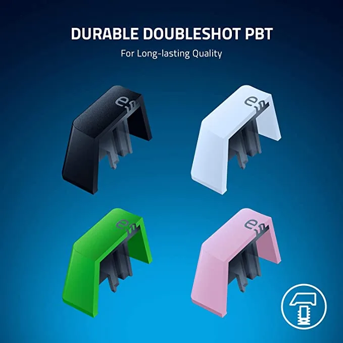 Razer Pbt Keycap + Coiled Cable Upgrade Set - Fits Most Mechanical & Optical Keyboards view 2