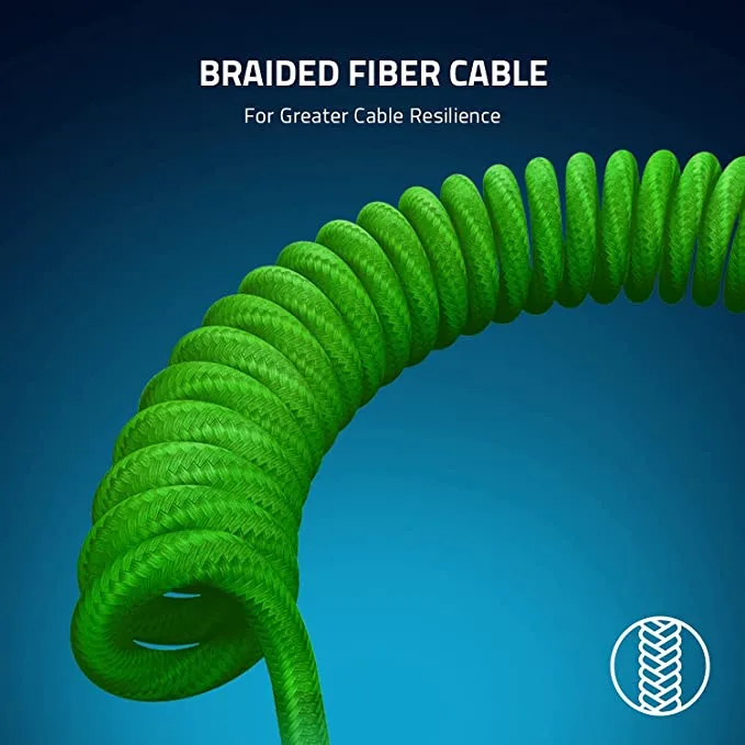 Razer Pbt Keycap + Coiled Cable Upgrade Set - Fits Most Mechanical & Optical Keyboards view 6