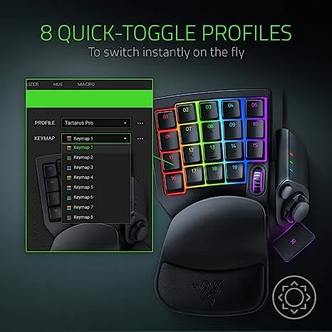 Razer Tartarus Pro Analog Optical Gaming Keypad view 5