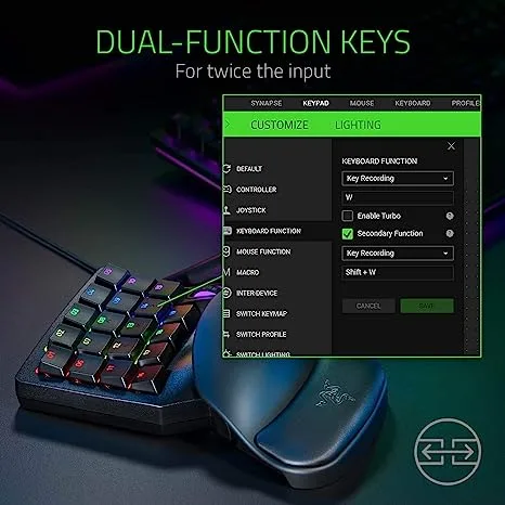 Razer Tartarus Pro Analog Optical Gaming Keypad view 7