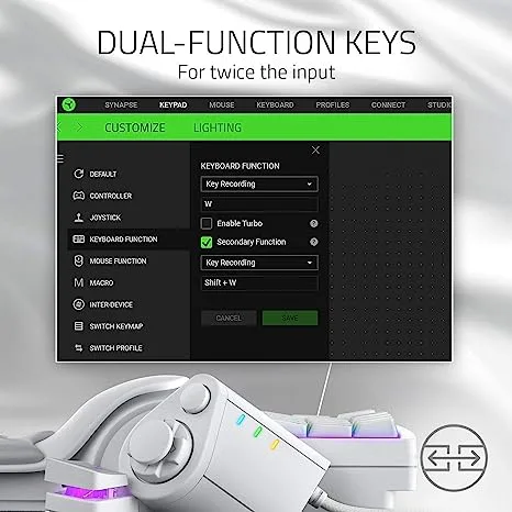 Razer Tartarus Pro Analog Optical Gaming Keypad - Mercury view 7