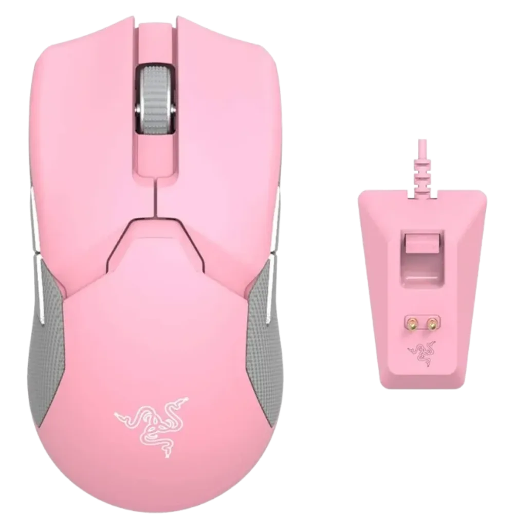 Razer Viper Ultimate Quartz - Wireless Gaming Mouse With Charging Dock