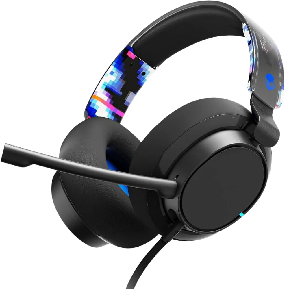 Skullcandy SLYR Pro Wired Over-Ear Gaming Headset - Black Digi-Hype (S6SPY-Q766)