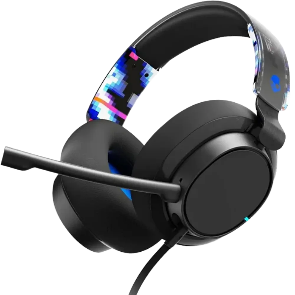 Skullcandy SLYR Pro Wired Over-Ear Gaming Headset - Black Digi-Hype (S6SPY-Q766)