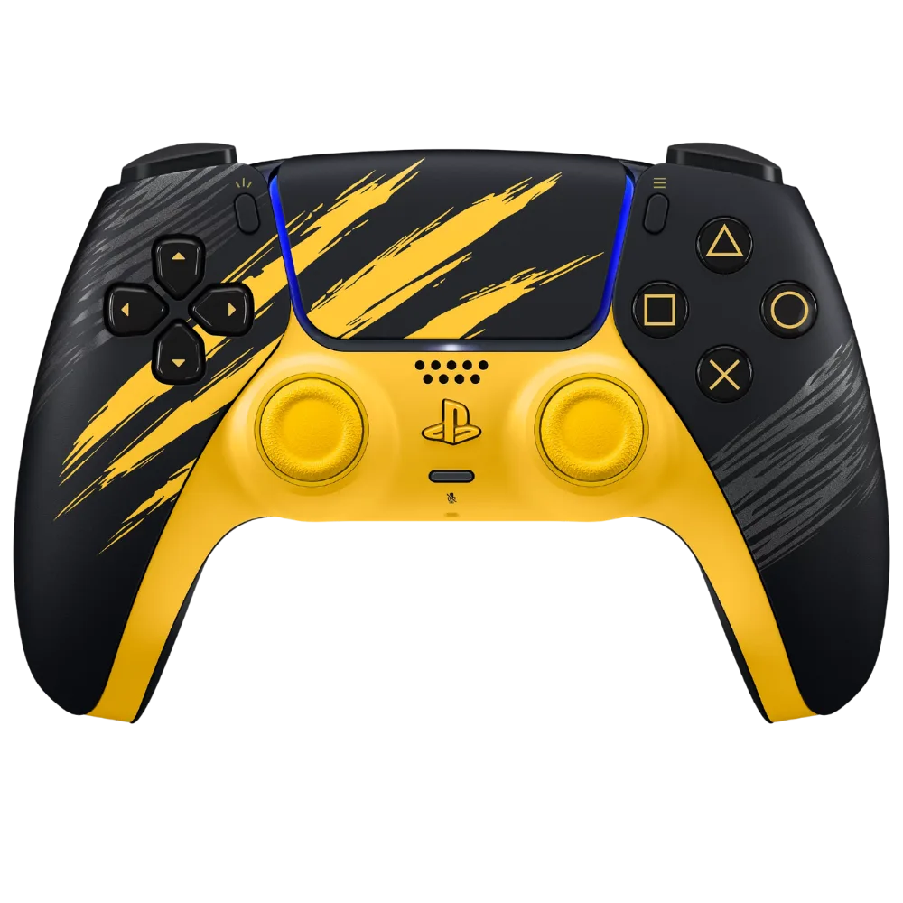 Sony DualSense Wireless Controller - Marvel’s Wolverine Battle Yellow Limited Edition - PS5 (CFI-ZCT2W)