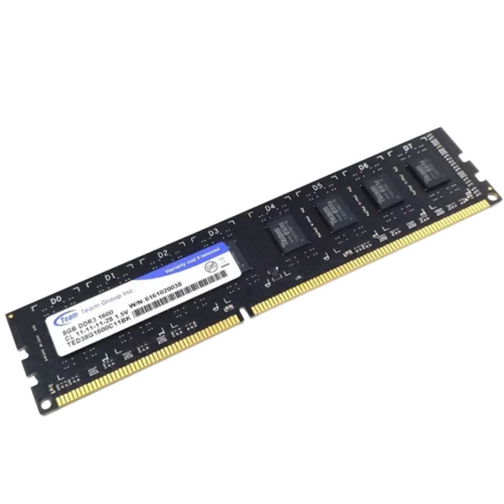 TeamGroup 8GB DDR3-1600MHZ Desktop RAM (TED38G1600C11BK)