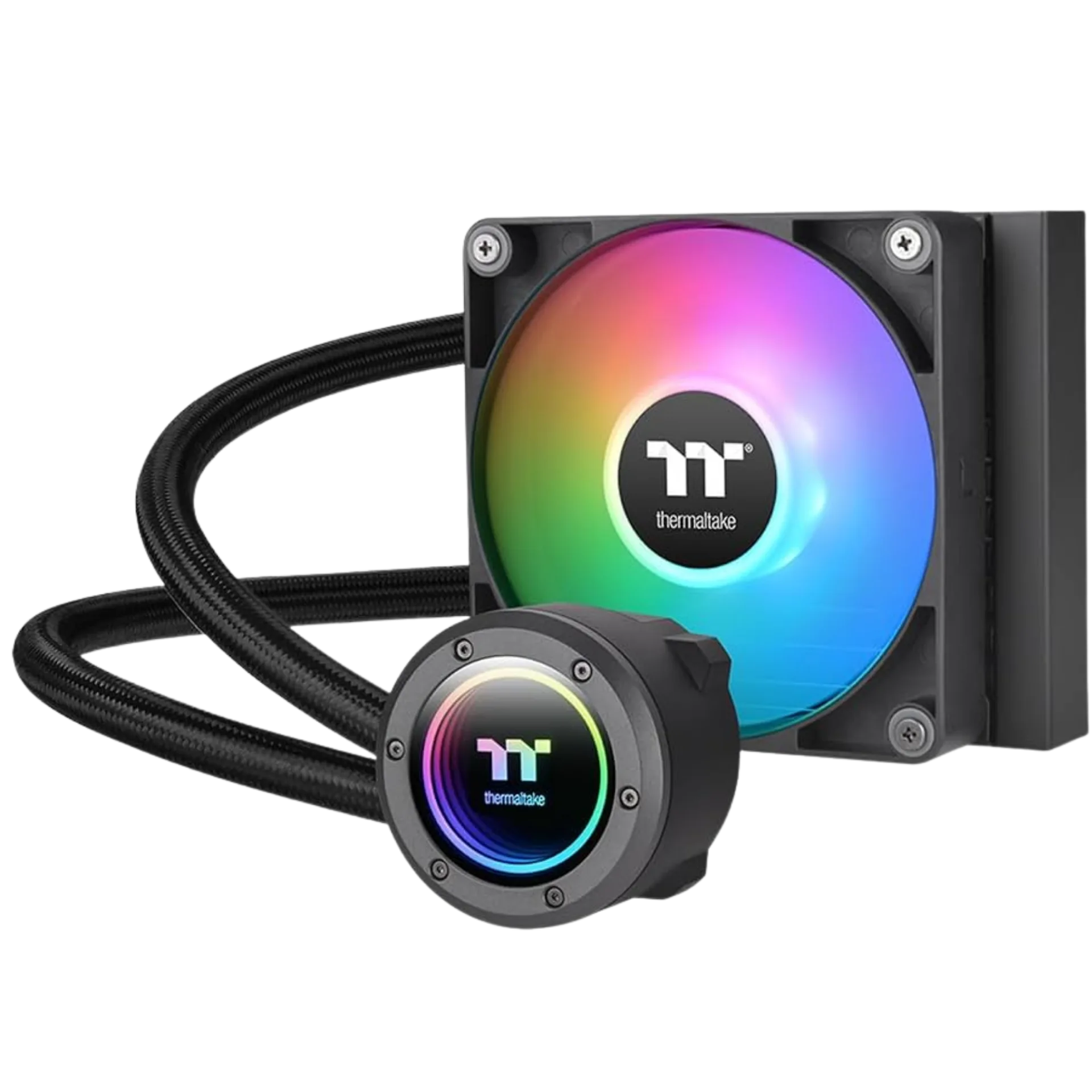 Thermaltake TH120 V2 ARGB Sync 120mm AIO Liquid CPU Cooler - Black (CL-W360-PL12SW-A)
