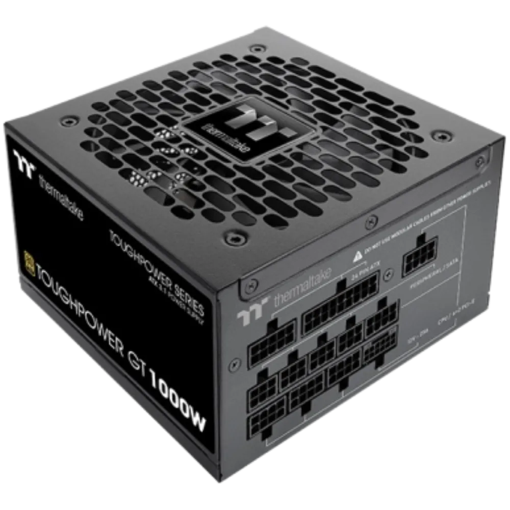Thermaltake Toughpower GT 80 PLUS GOLD Fully Modular 1000W ATX 3.1 & PCIE 5.1 Power Supply.