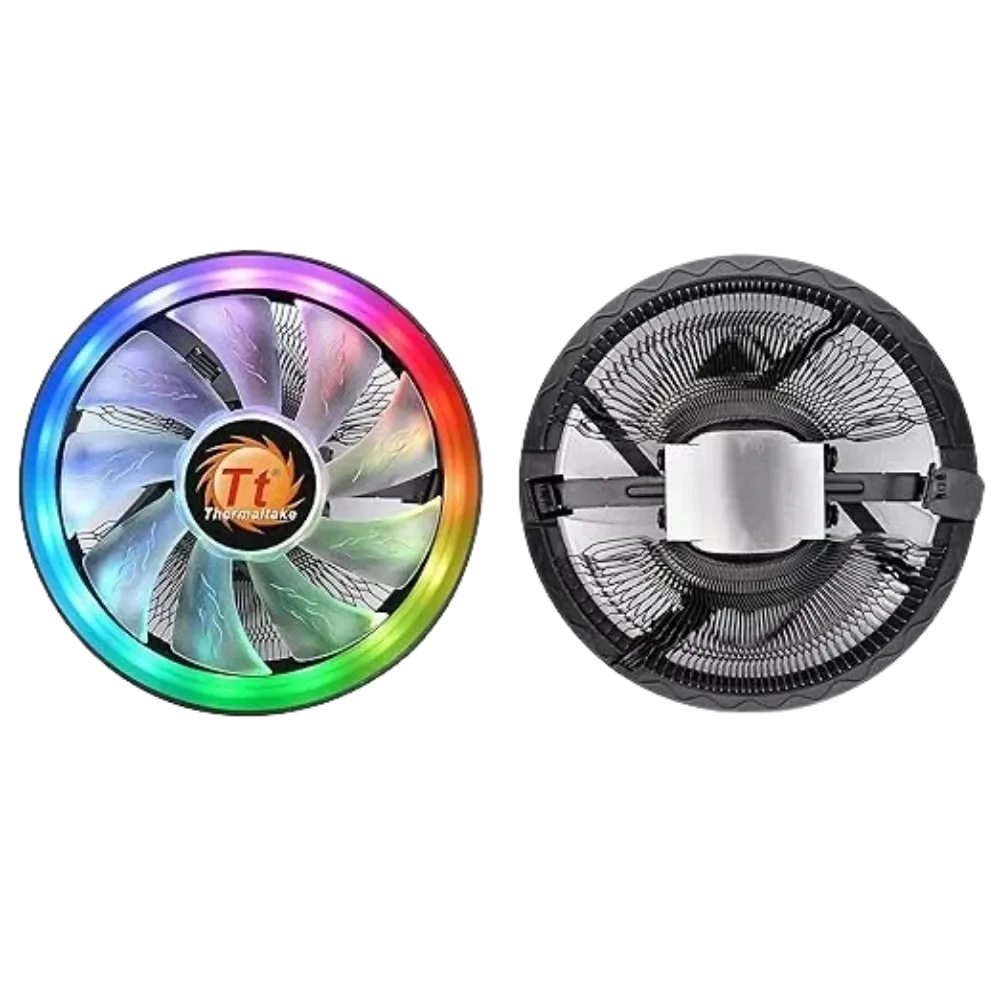 Thermaltake UX100 High Air Flow Cooler/Support AM4 Lga 115X / Max 1800RPM /Argb Fan 5V LED Mb Sync view 2